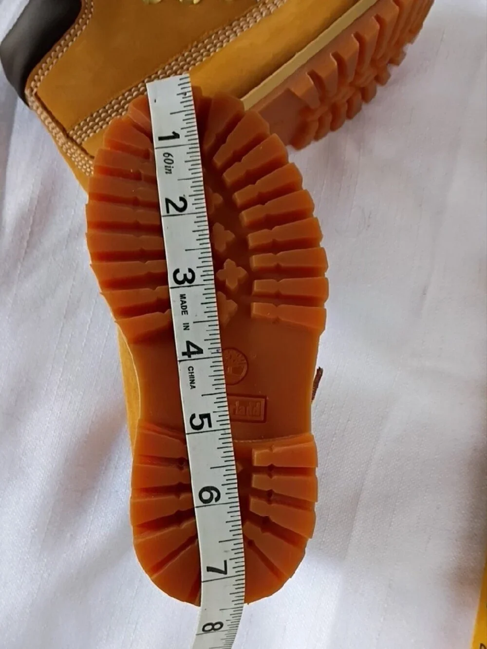 Timberland Kids Toddler Wheat/Tan Lace-Up Work Boots Size 8